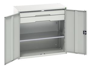 Bott Verso Basic Tool Cupboards Cupboard with shelves Verso 1050x550x1000H Cupboard 2 Drawer 1 Shelf
